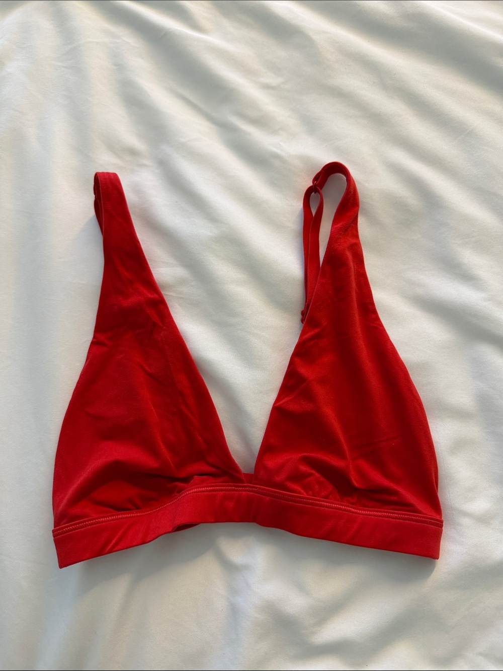 lululemon athletica Red Wireless Triangle Bralette